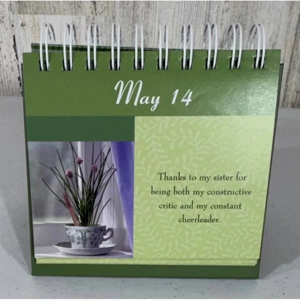 New Seasons Sisters Every Day Thoughts Perpetual Desk Flip Calendar Daily Quotes